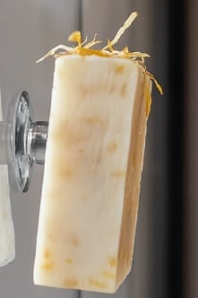 Porte savon aimanté en situation